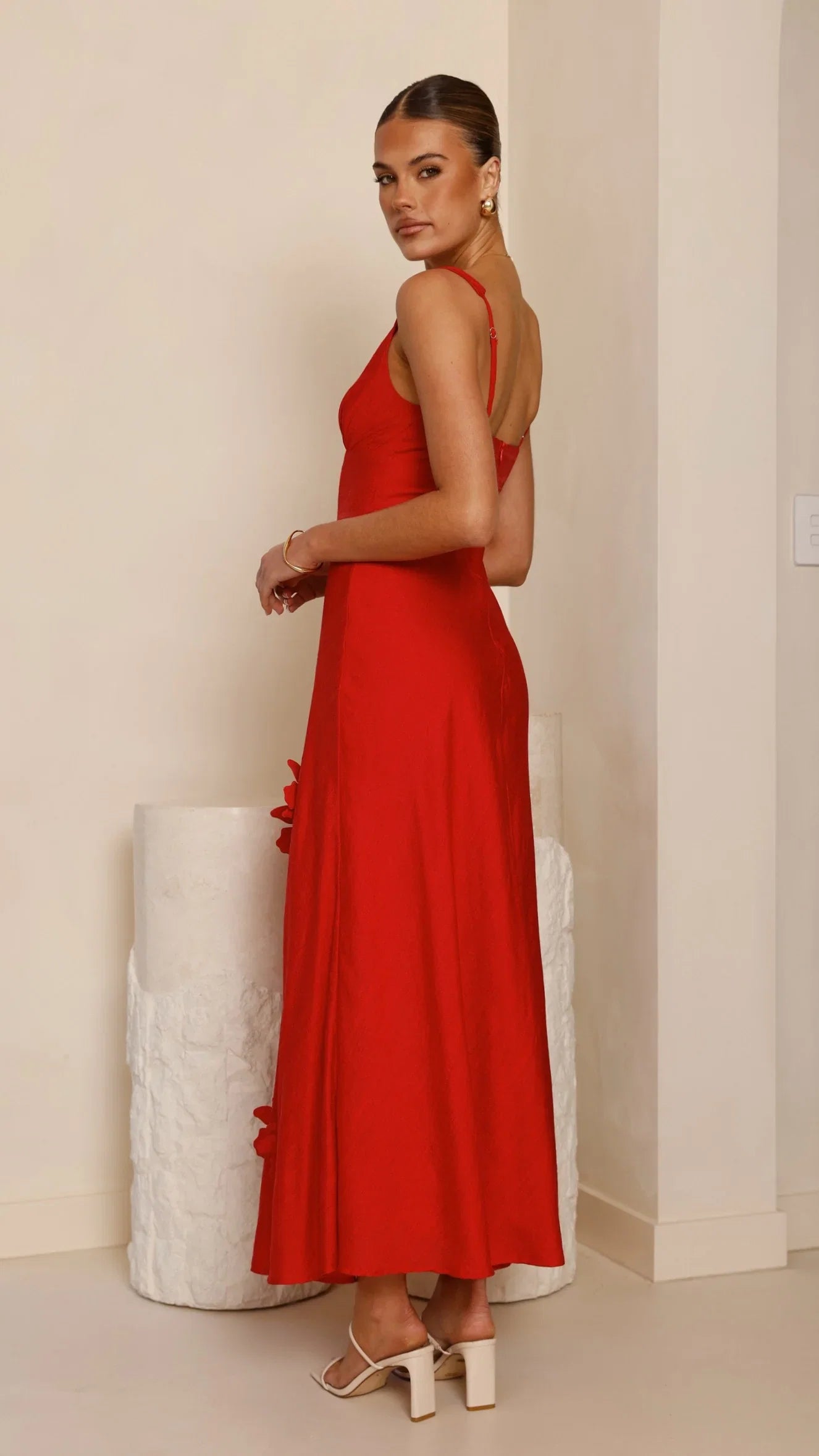 Lavara Maxi Dress Red