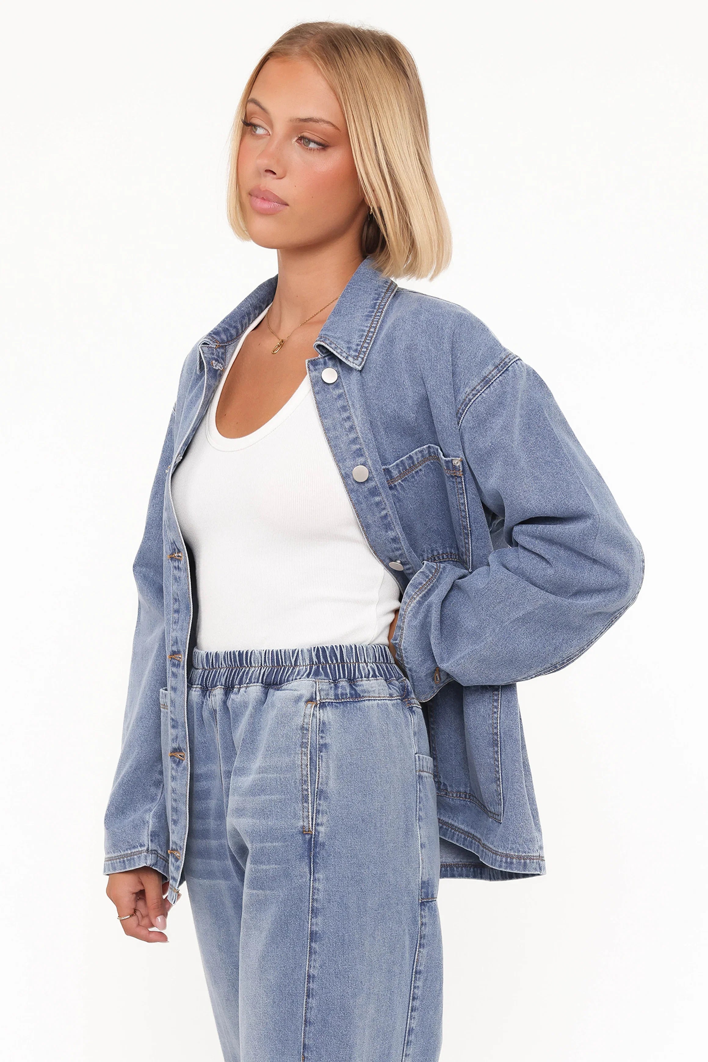 Remy Denim Utility Jacket Medium Wash