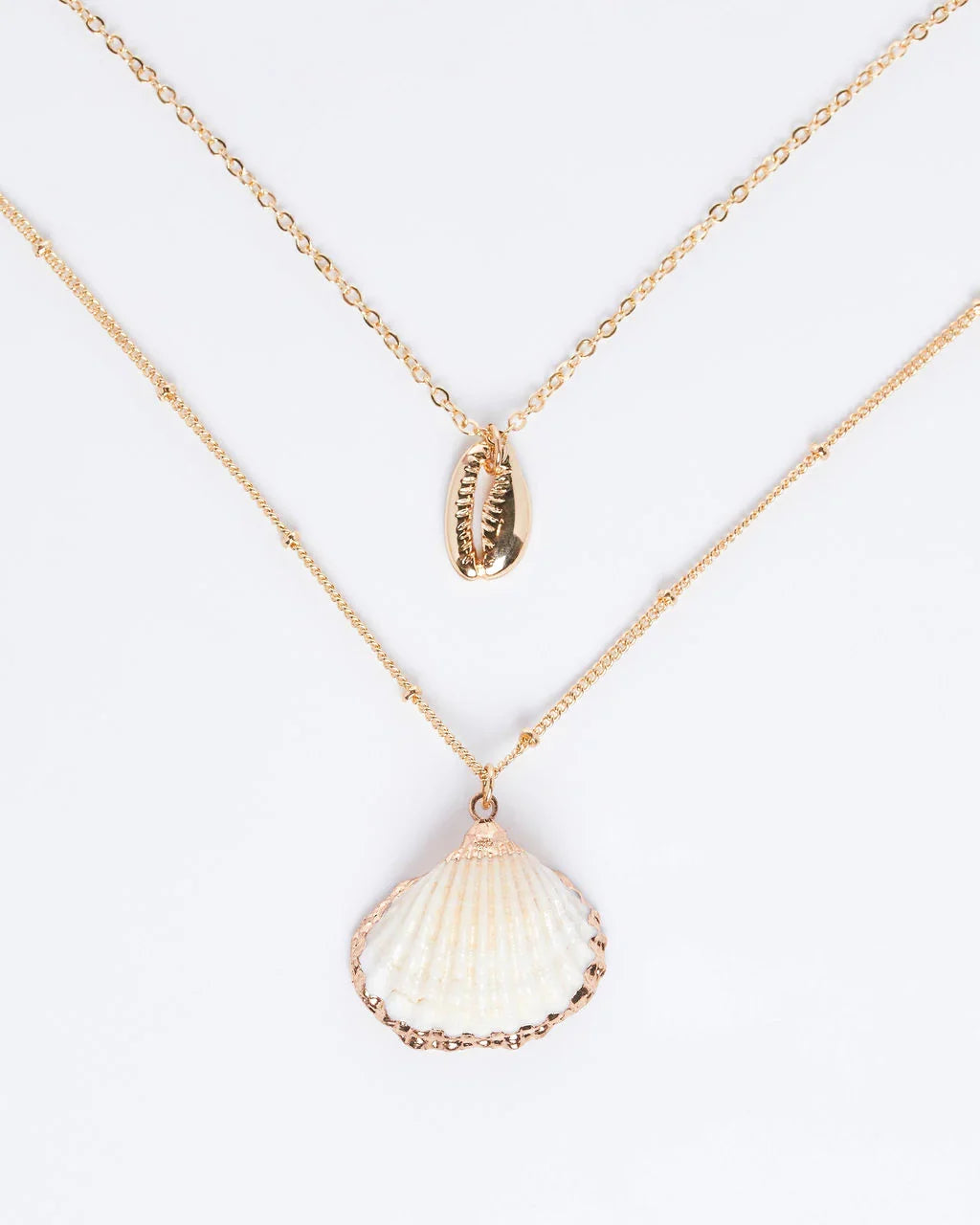 Sandy Treasures Layered Shell Necklace