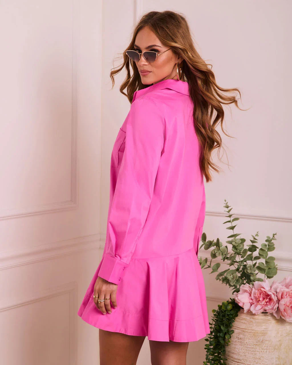 Finlie Poplin Mini Shirt Dress