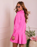 Finlie Poplin Mini Shirt Dress