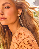 Poised Bloom Floral Drop Earrings