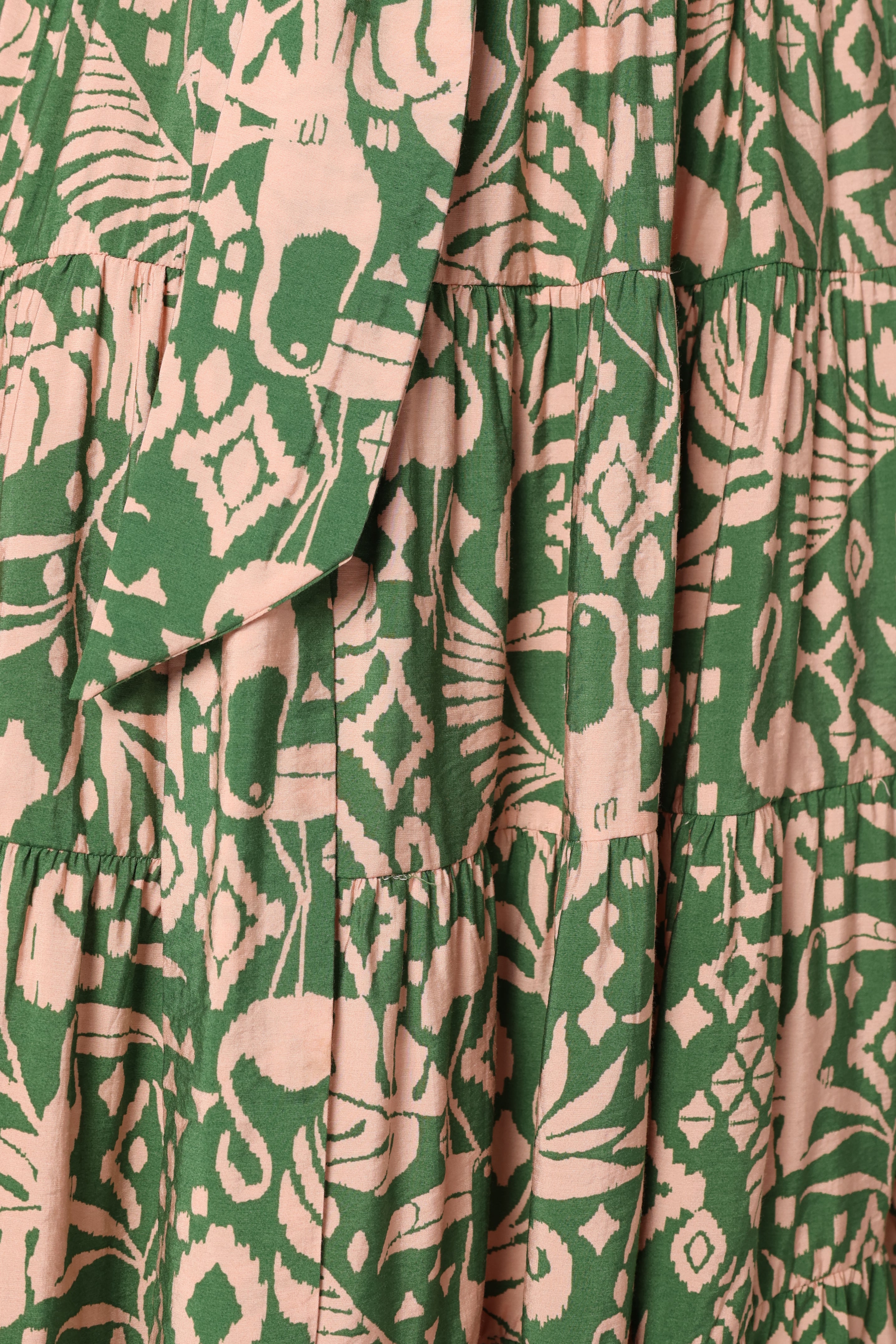 Lani Midi Skirt Green