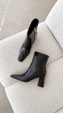 Wez Boots Black Shine