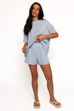 Granger Knit Short Set Blue