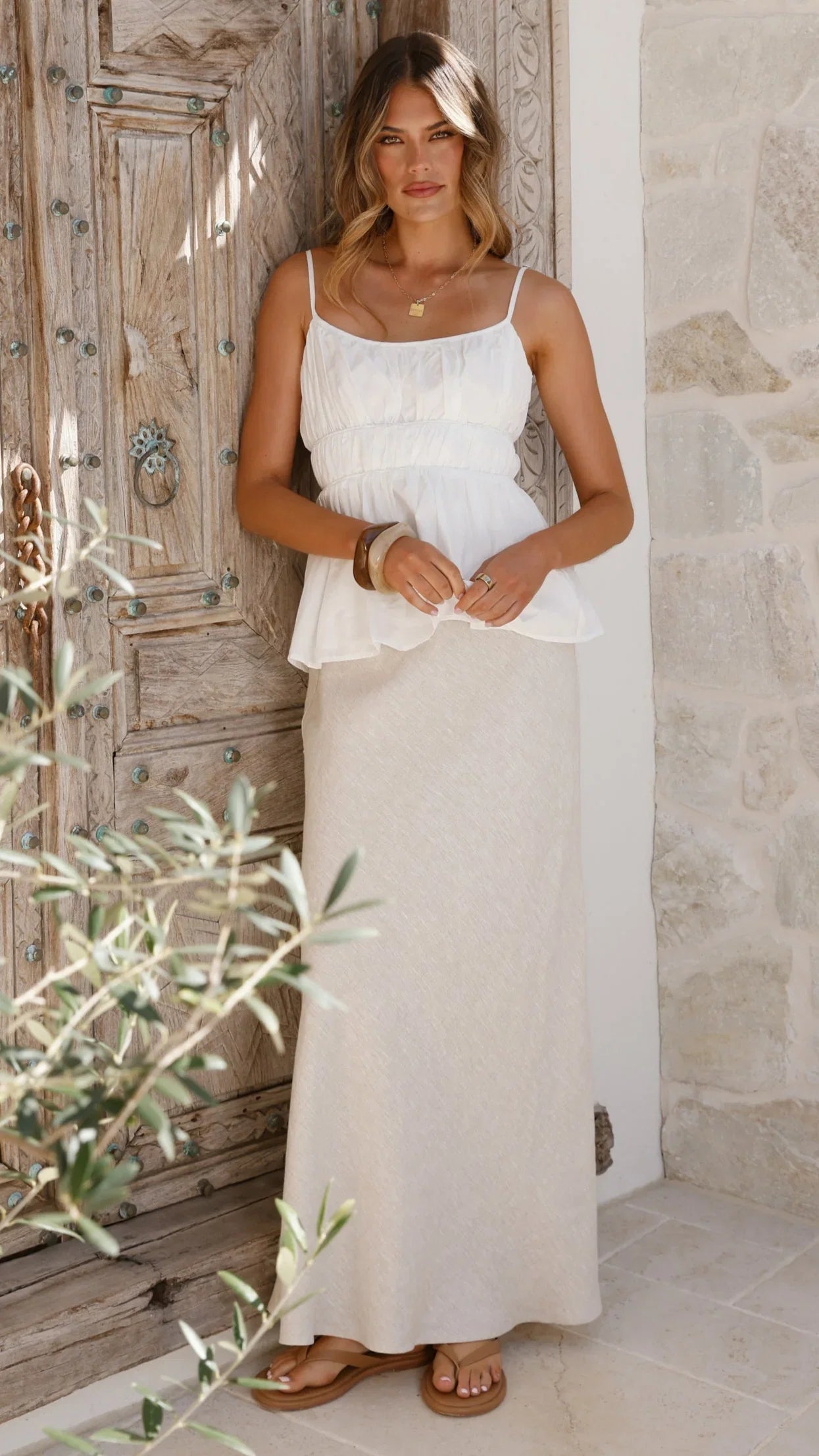 Piper Top White
