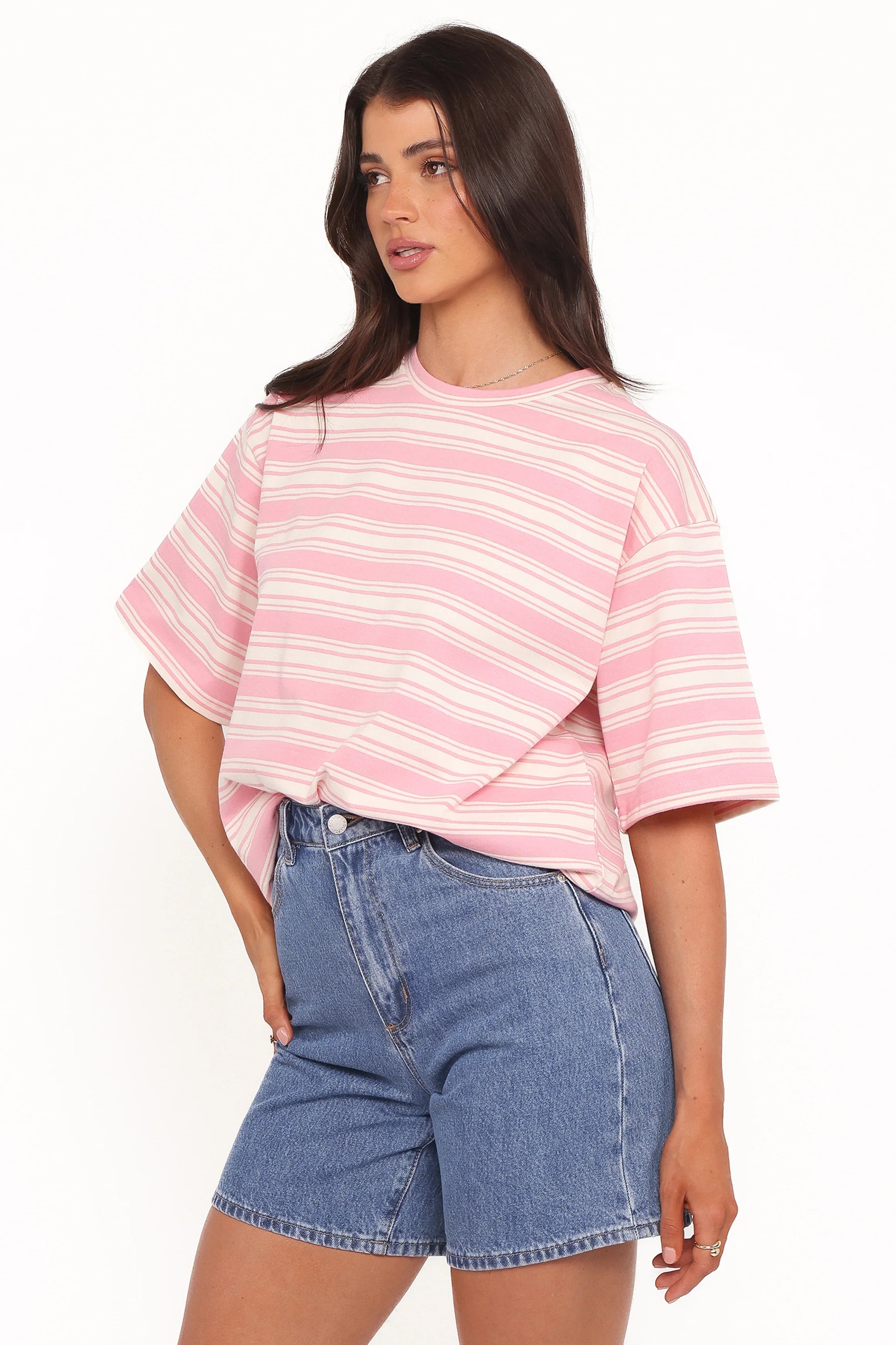 Zestora Tee White Pink