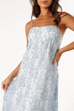 Nolan Maxi Dress Blue Floral