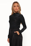 Lovie Turtleneck Top Black