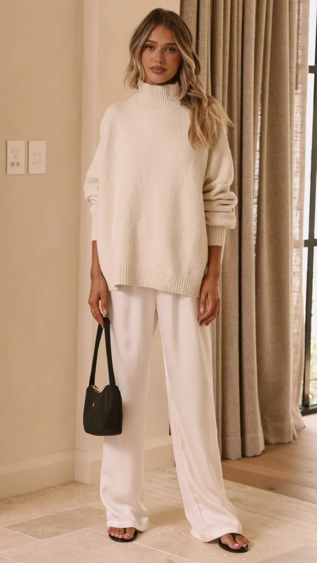 Harita Knitted Sweater Cream