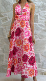 Anara Maxi Dress Pink Floral