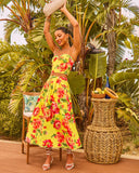 Blossom Sugar Floral Print Maxi Skirt