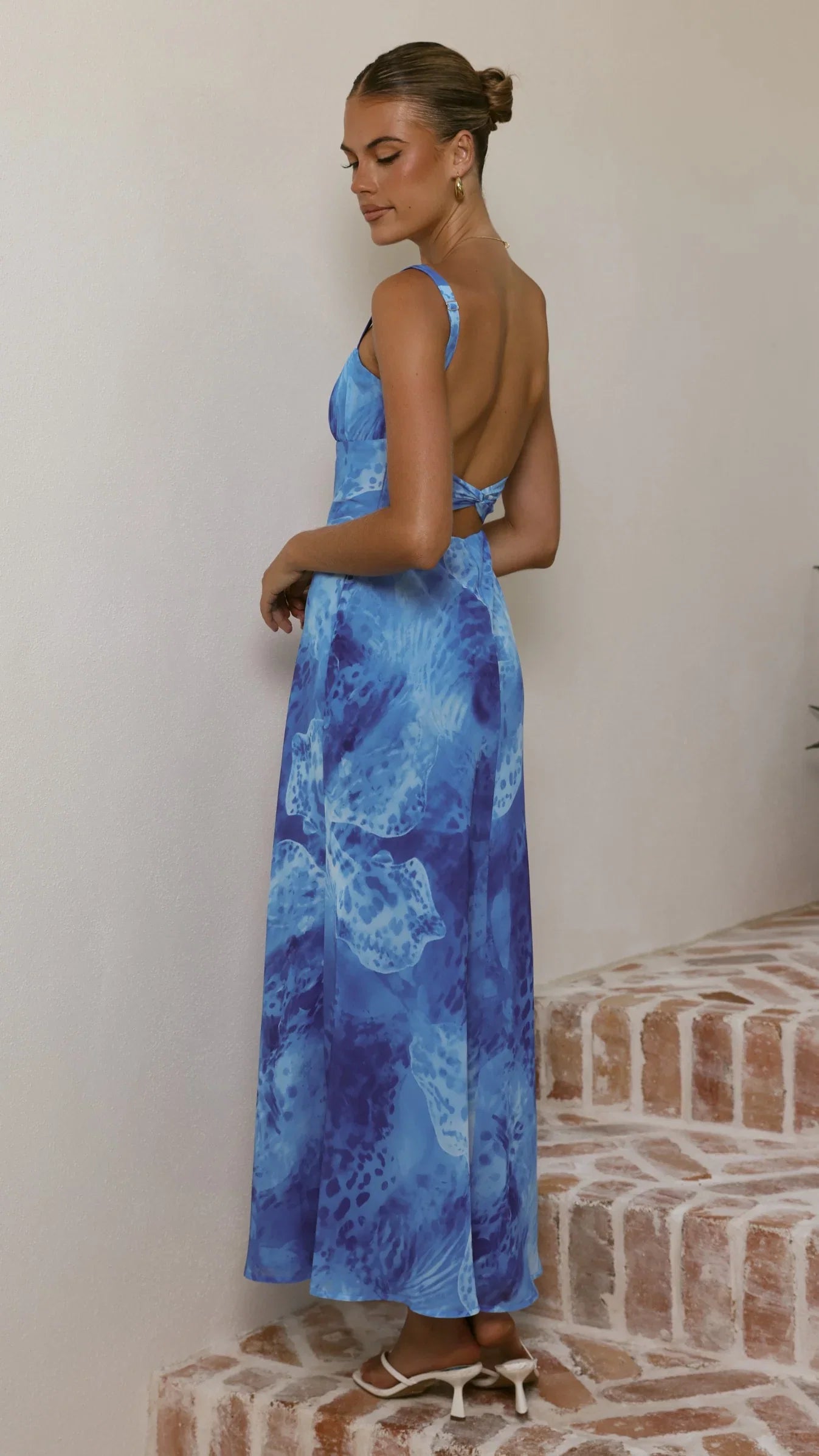 Margo Midi Dress Ocean Blue