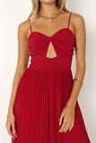 Alice Wide Leg Jumpsuit Red