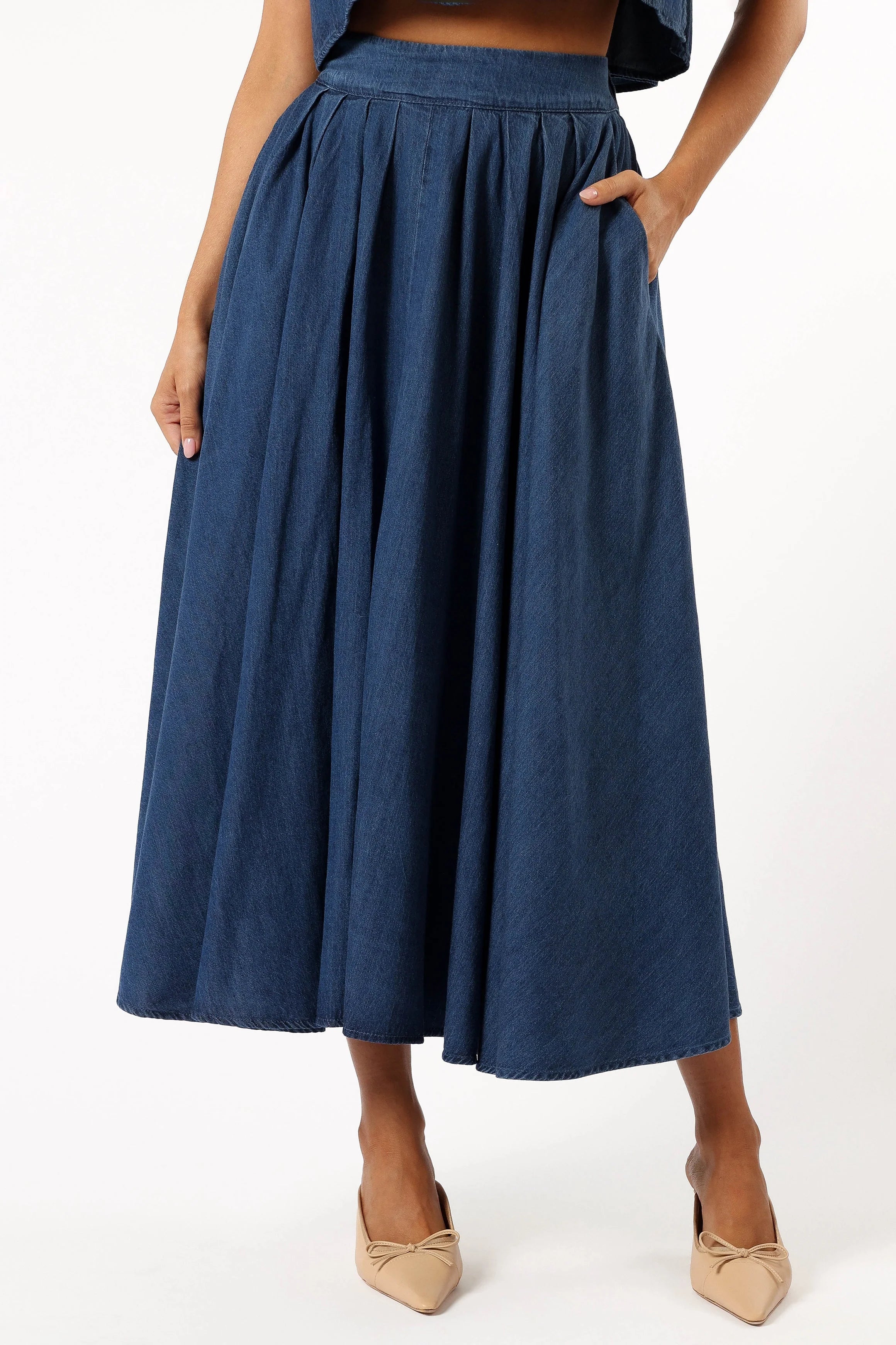 Rylie Two Piece Set Dark Denim