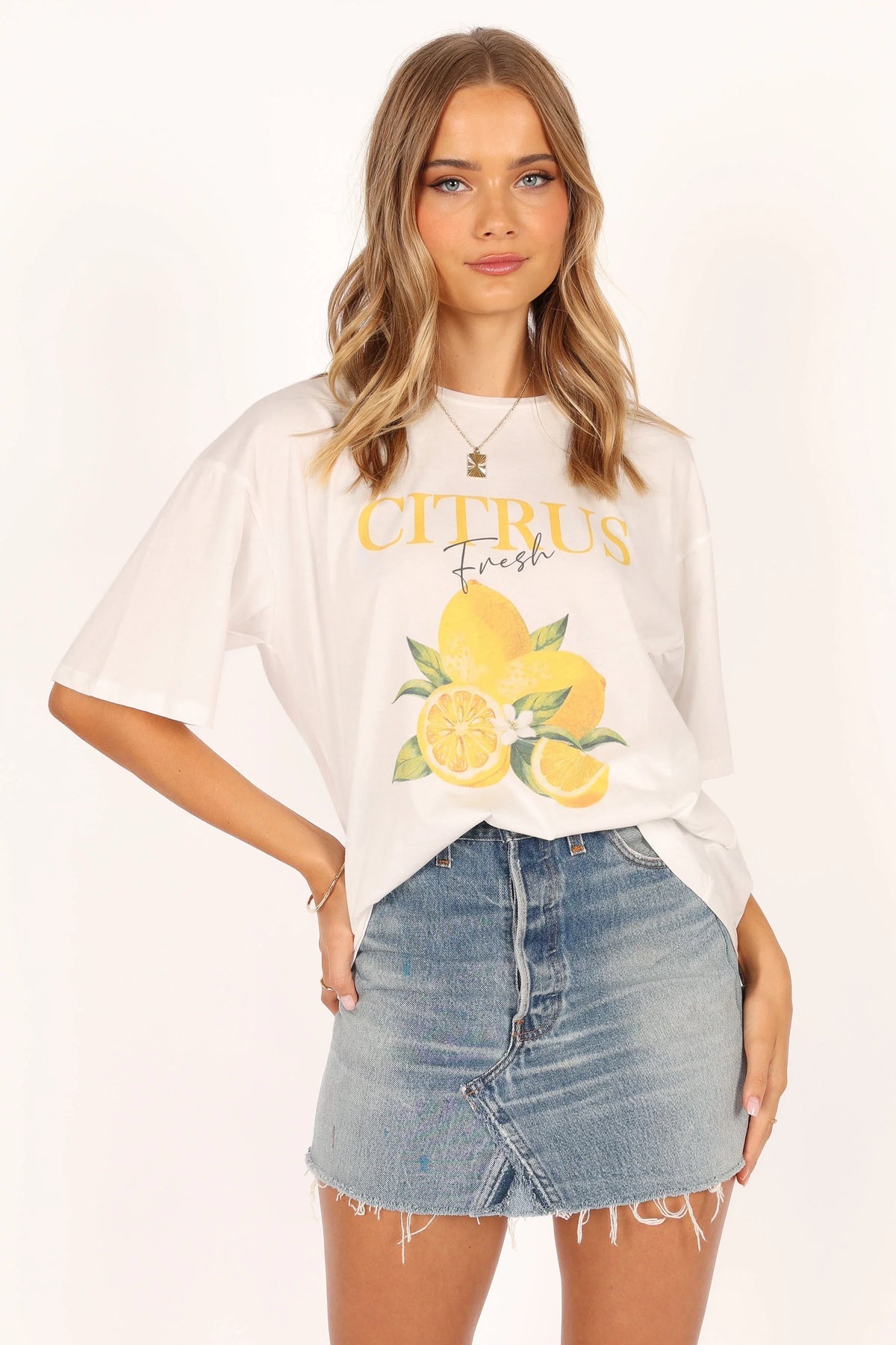 Citrus Tee White