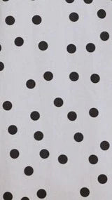Dimmi Maxi Dress White Black Polka