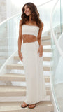 Sidney Top and Skirt Set Beige