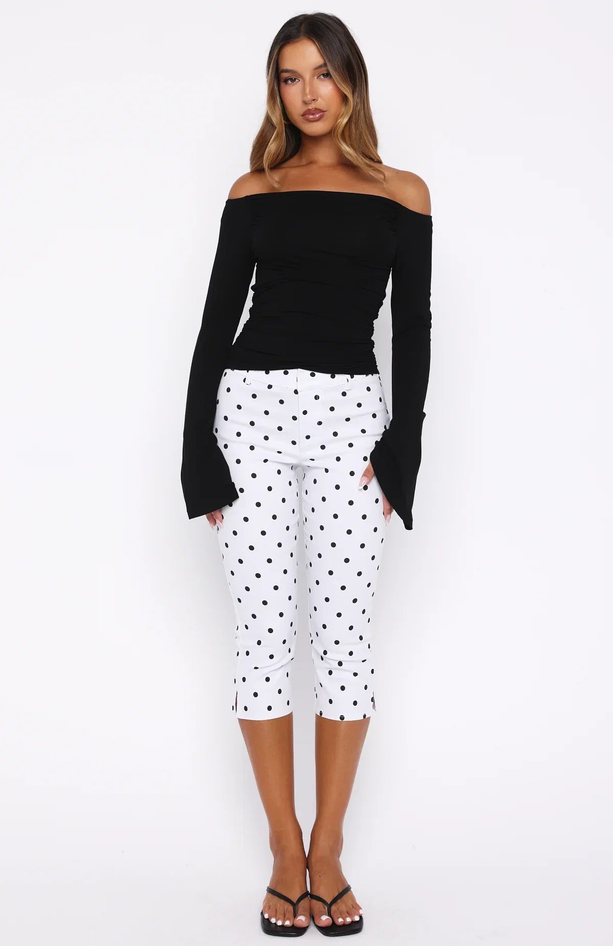 Perfect Night Long Sleeve Top Black