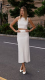 Senya Maxi Skirt White
