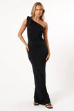 Avila One Shoulder Maxi Dress Black