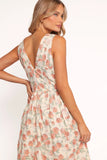 Velda Midi Dress Pink Floral