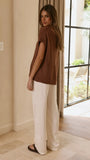 Sophia Top Chocolate
