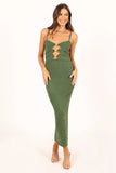 Normani Midi Dress Olive