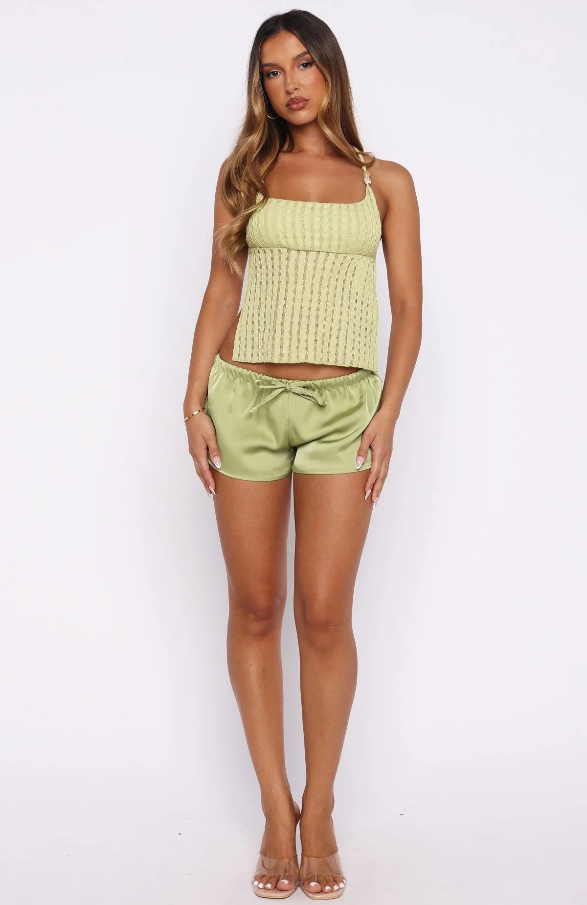 Chill Squad Shorts Pistachio