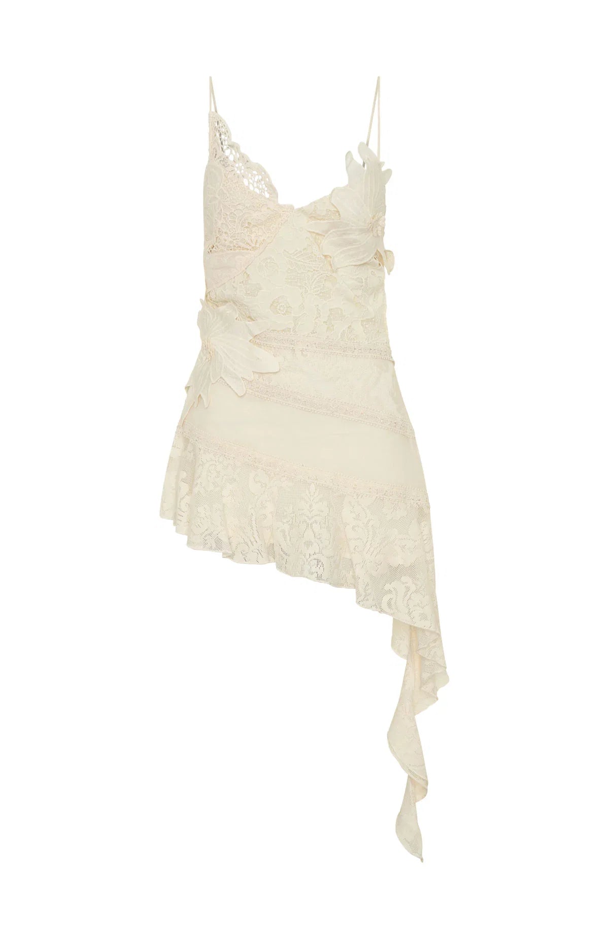 Midnight Run Mini Dress Vintage Cream