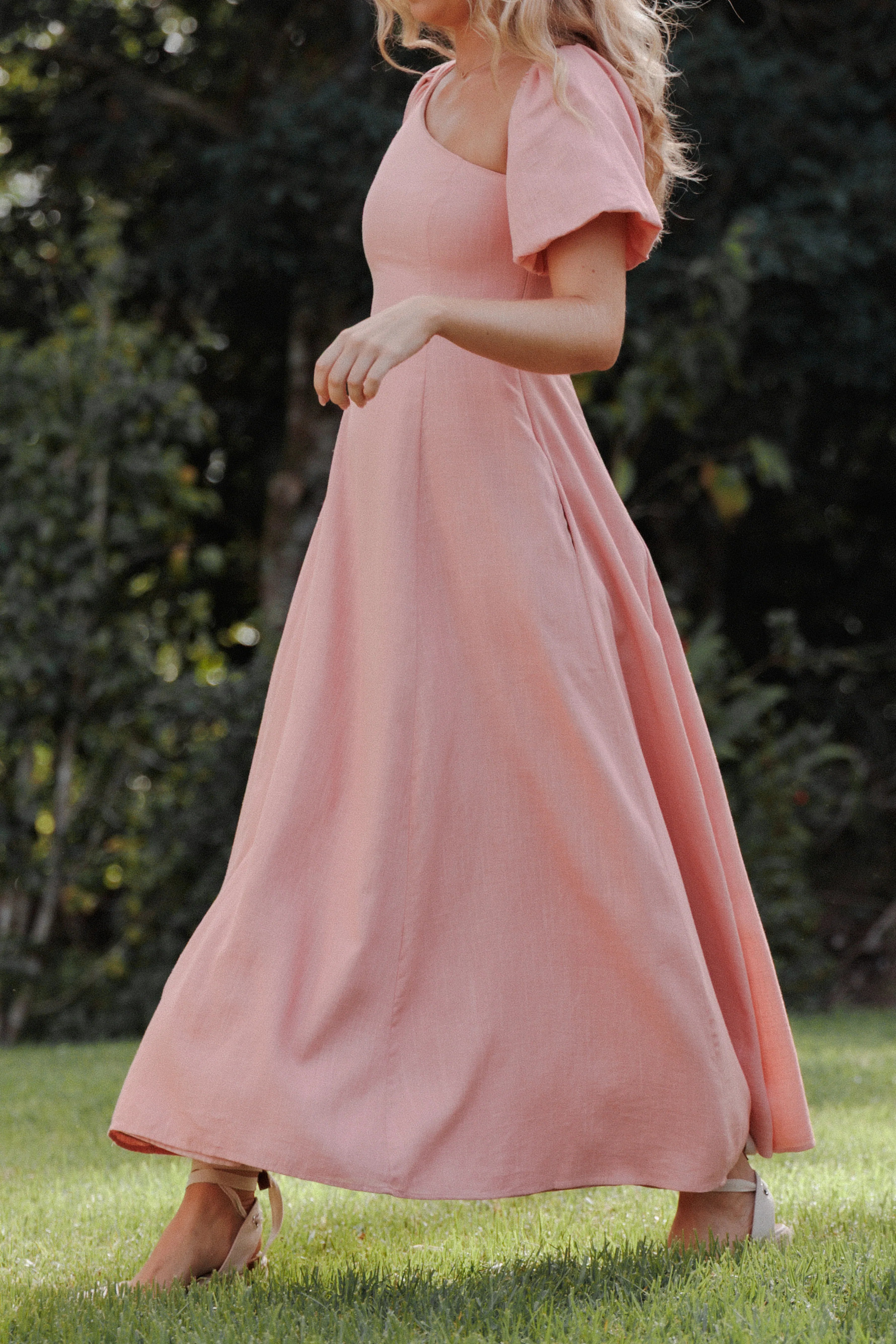 Franca Midi Dress Pink