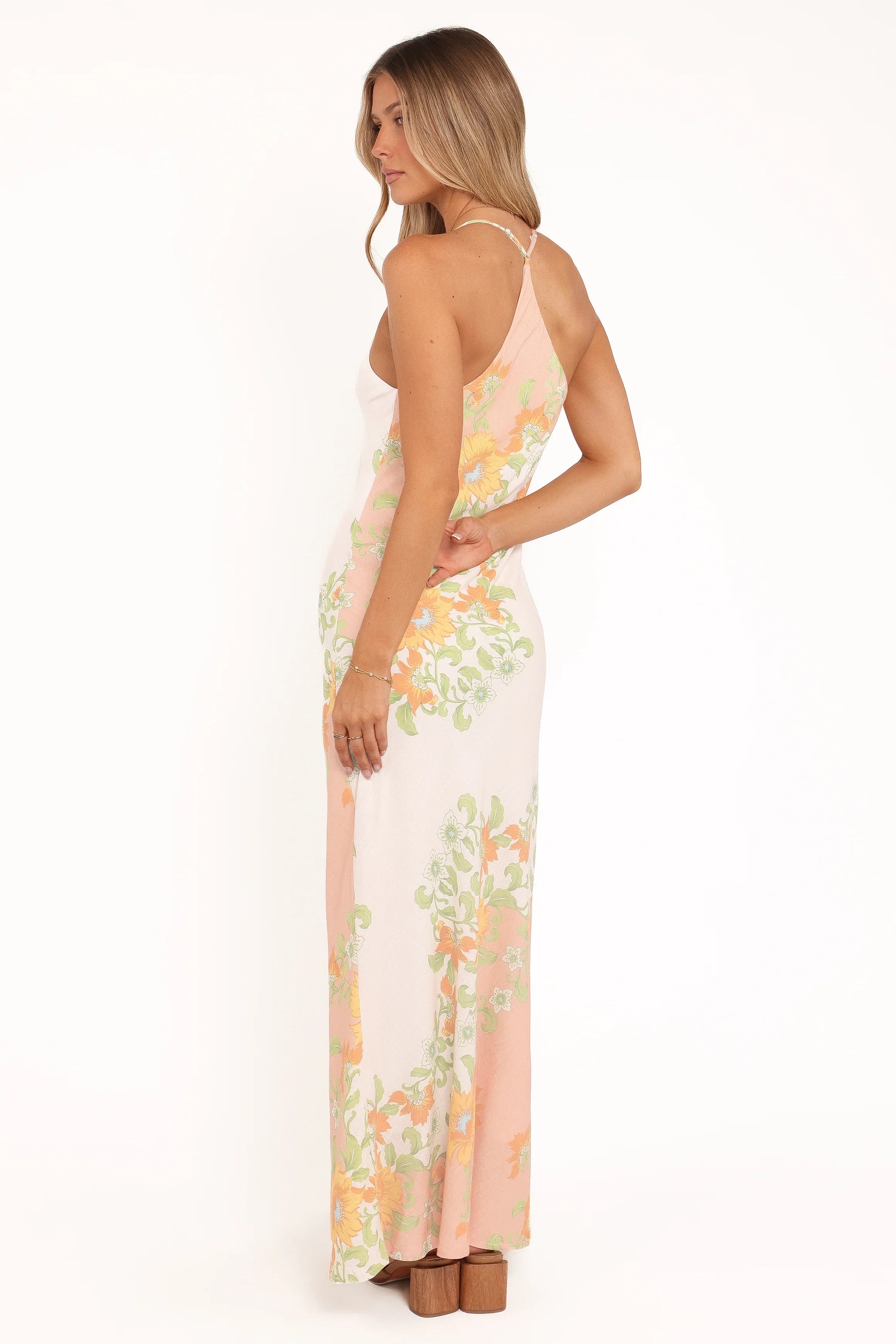 Haruki Maxi Dress Yellow Spring Floral