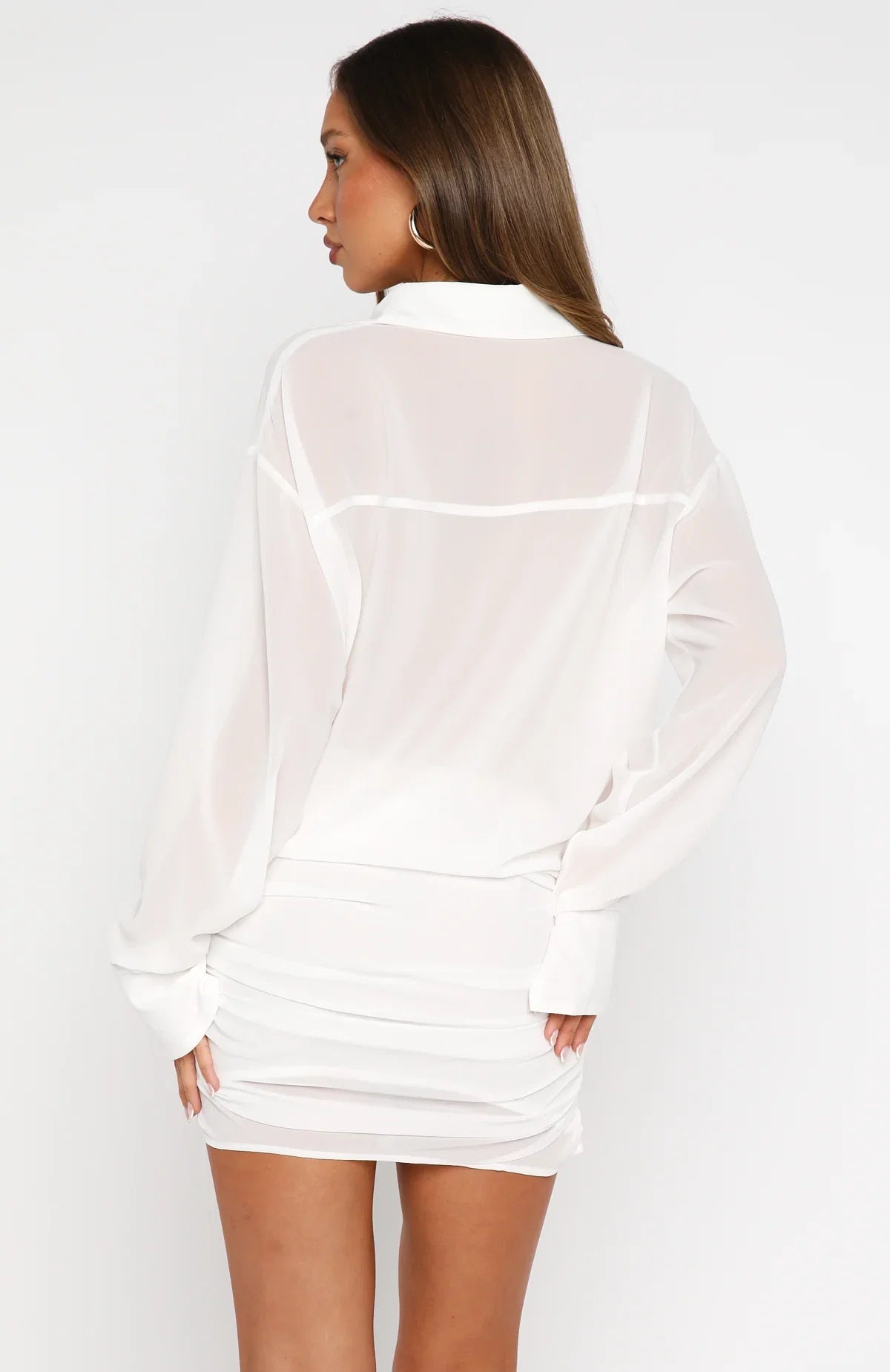 Youll Remember Me Mini Dress White