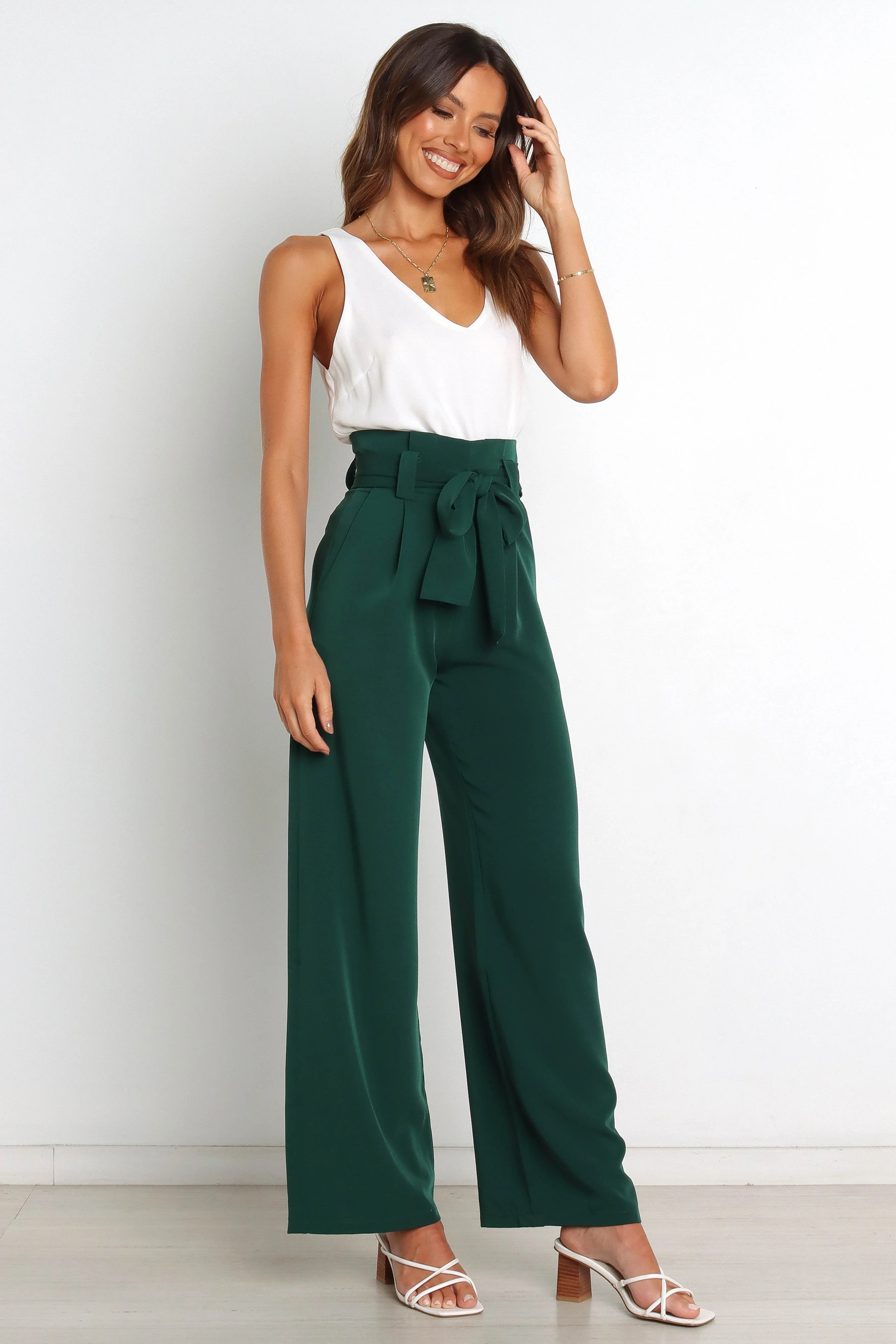 Kieran Pants Emerald Green