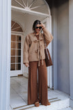 Kimmy Bow Oversized Cardigan Moss