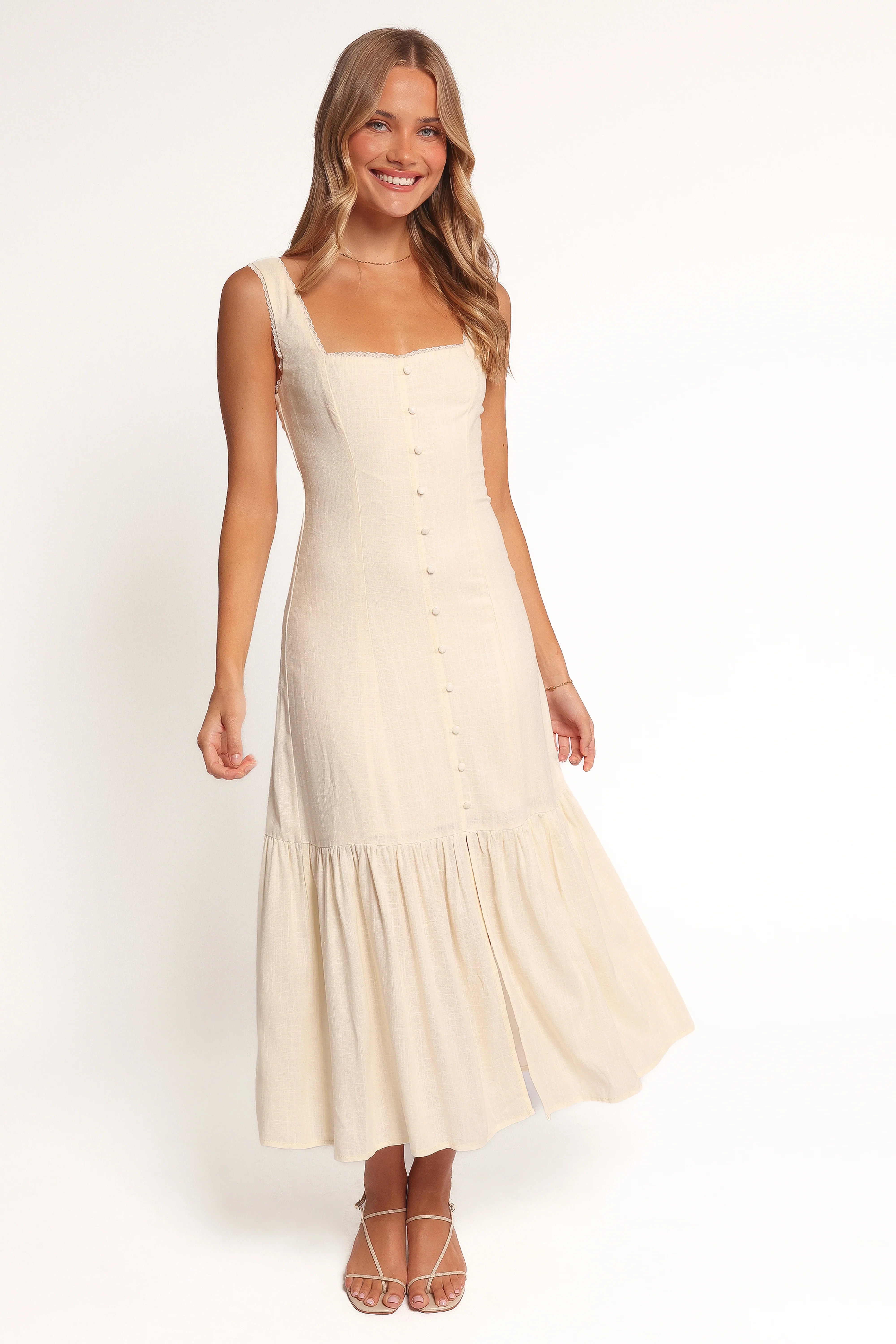 Brisa Maxi Dress Cream