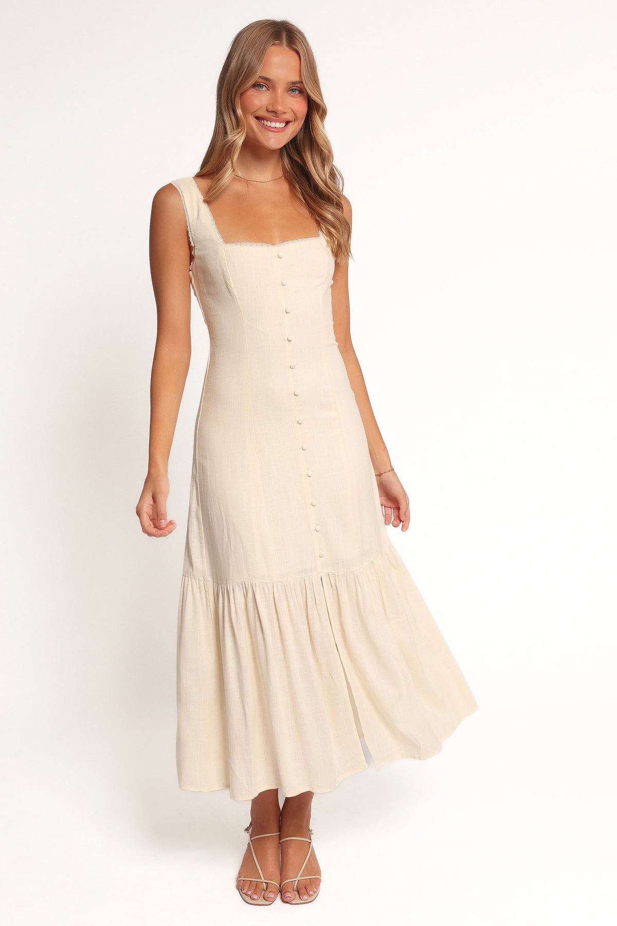 Brisa Maxi Dress Cream
