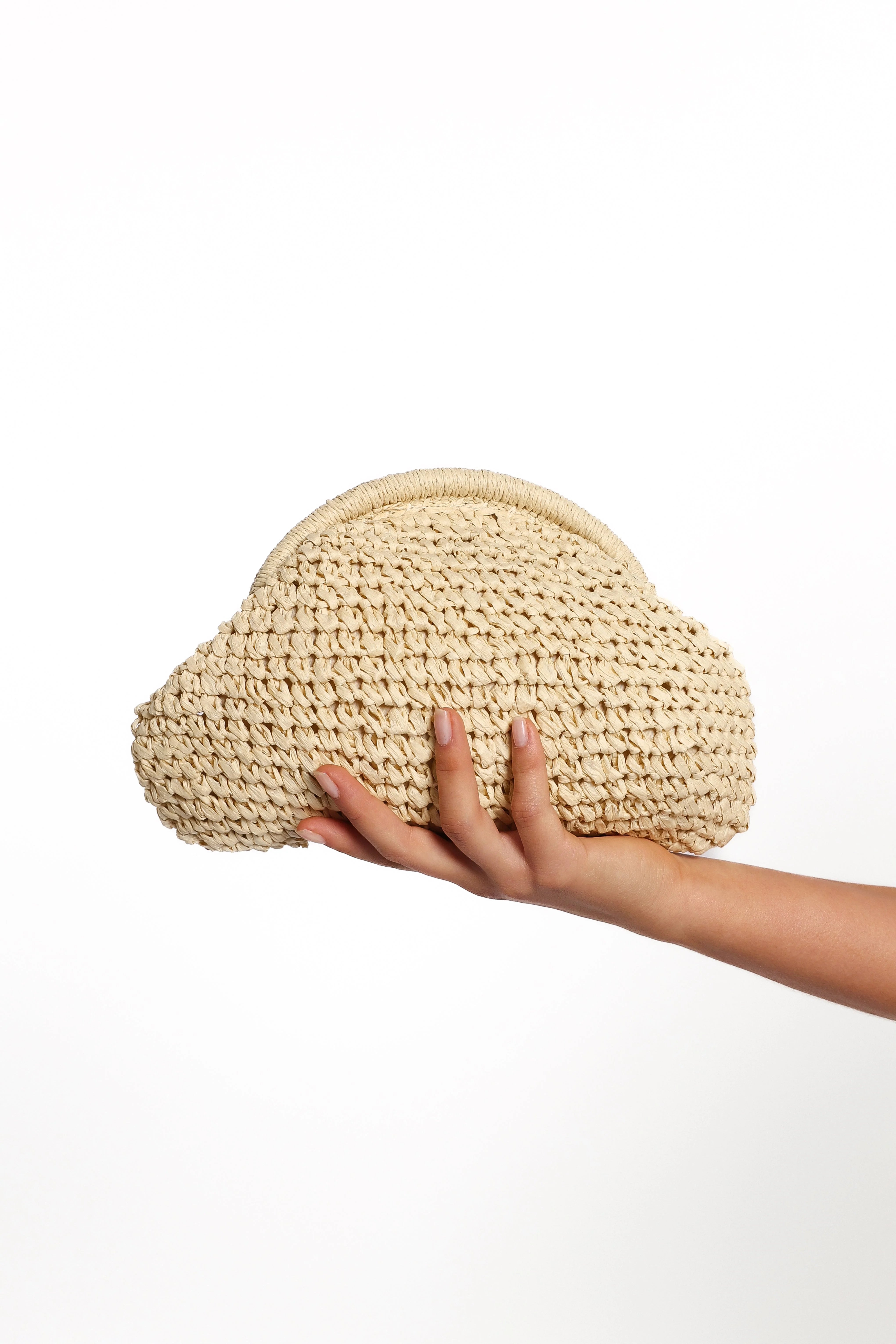 Bett Clutch Bag Natural Raffia