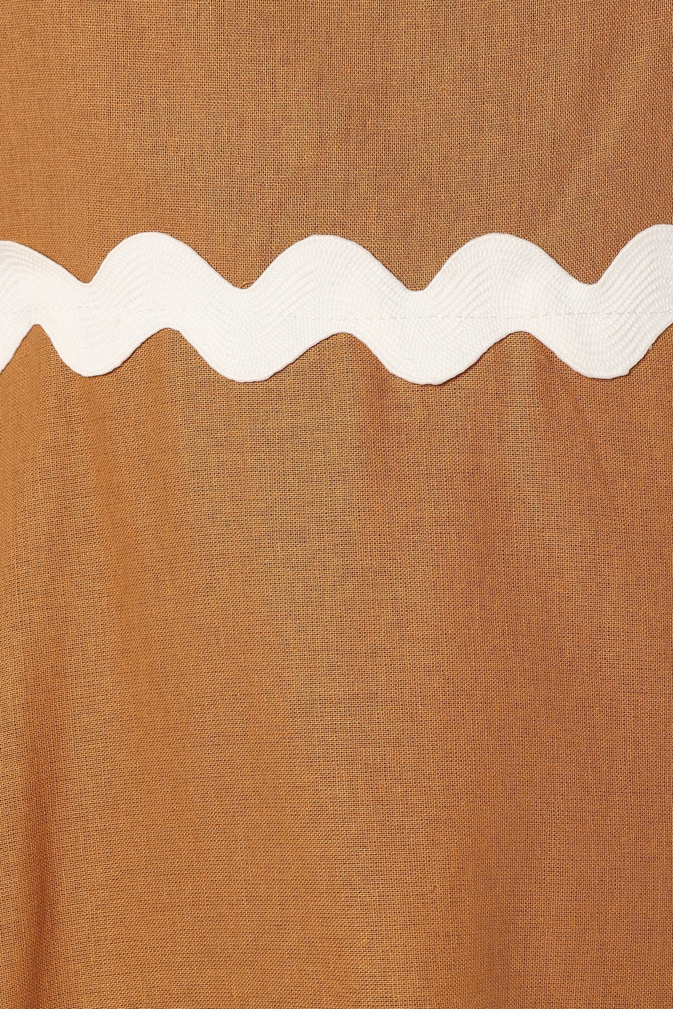 Yana Maxi Dress Tan White