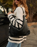 Fiona Woven Slouchy Tote