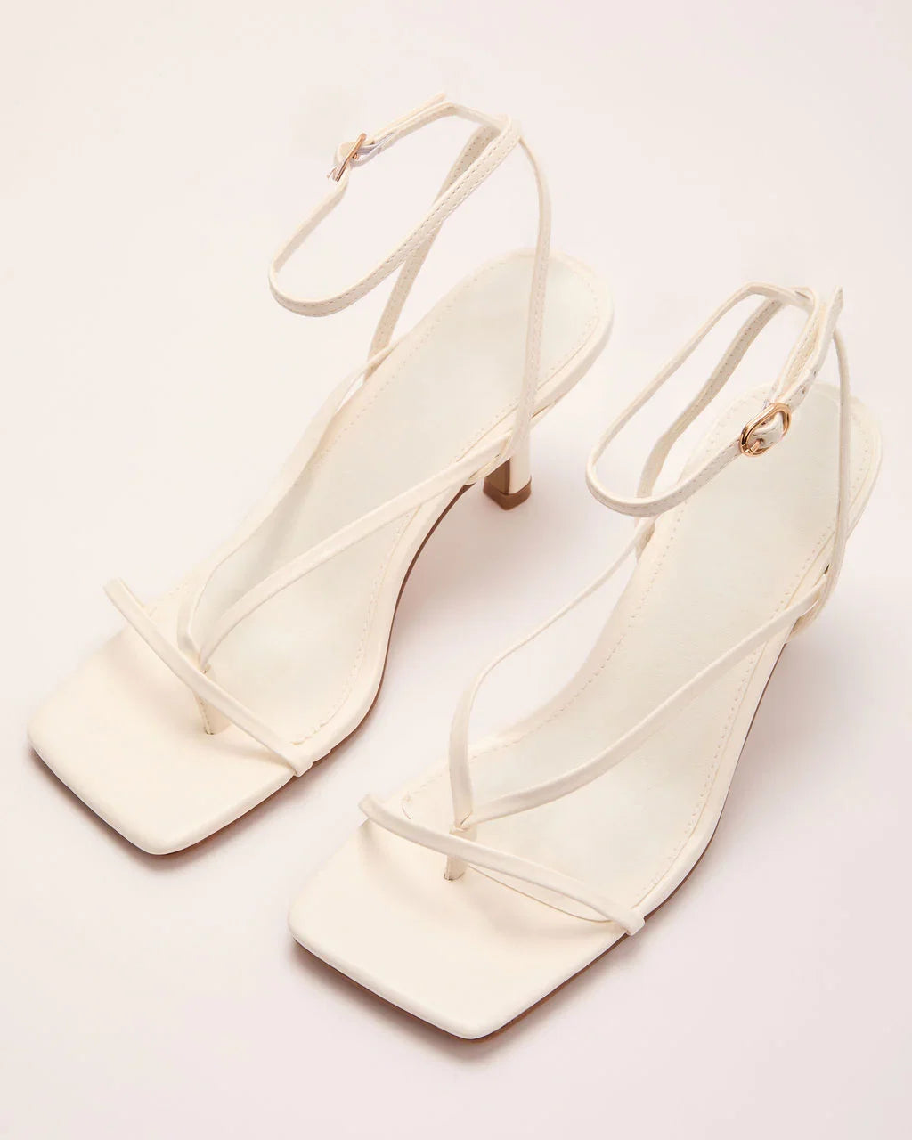 Verne Strappy Vegan Leather Heels