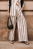 Silvia Pant Cream Stripe