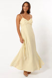 Maddie Maxi Dress Butter Yellow