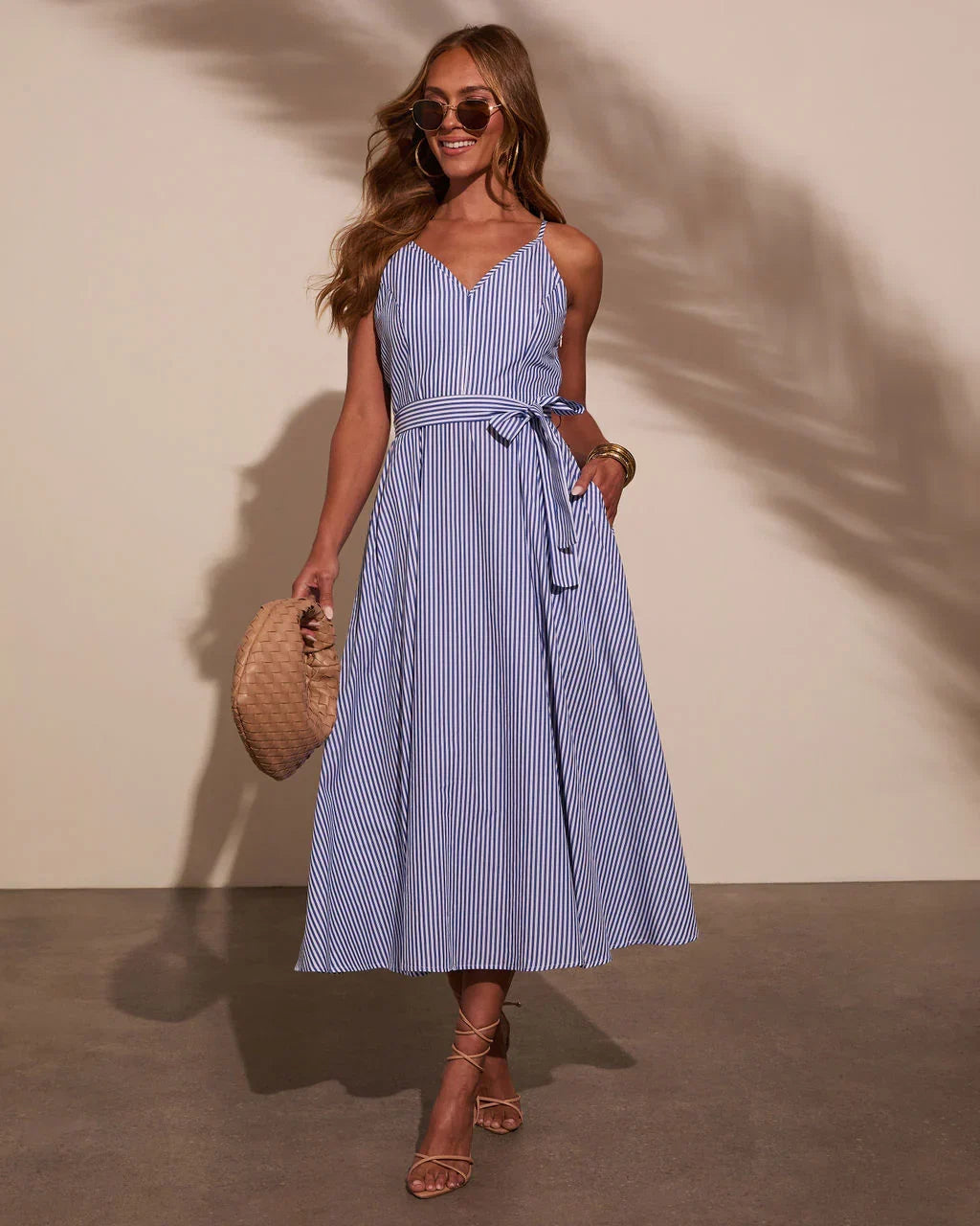 Lilliana Fit And Flare Midi Dress