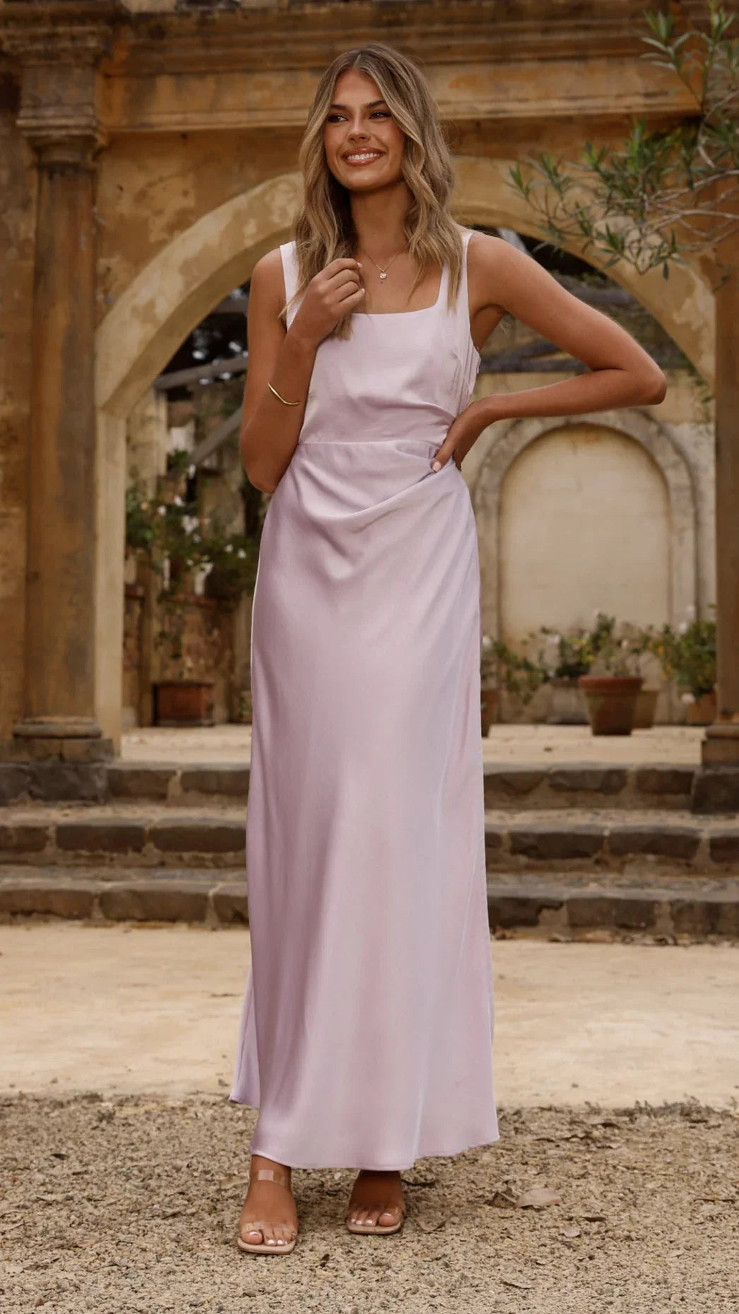 Adeline Maxi Dress Lilac