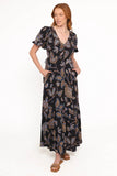 Loveen Maxi Dress Black Floral