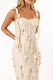 Posedly Midi Dress Cream