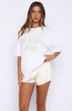 Seeing Stars Oversized Tee White