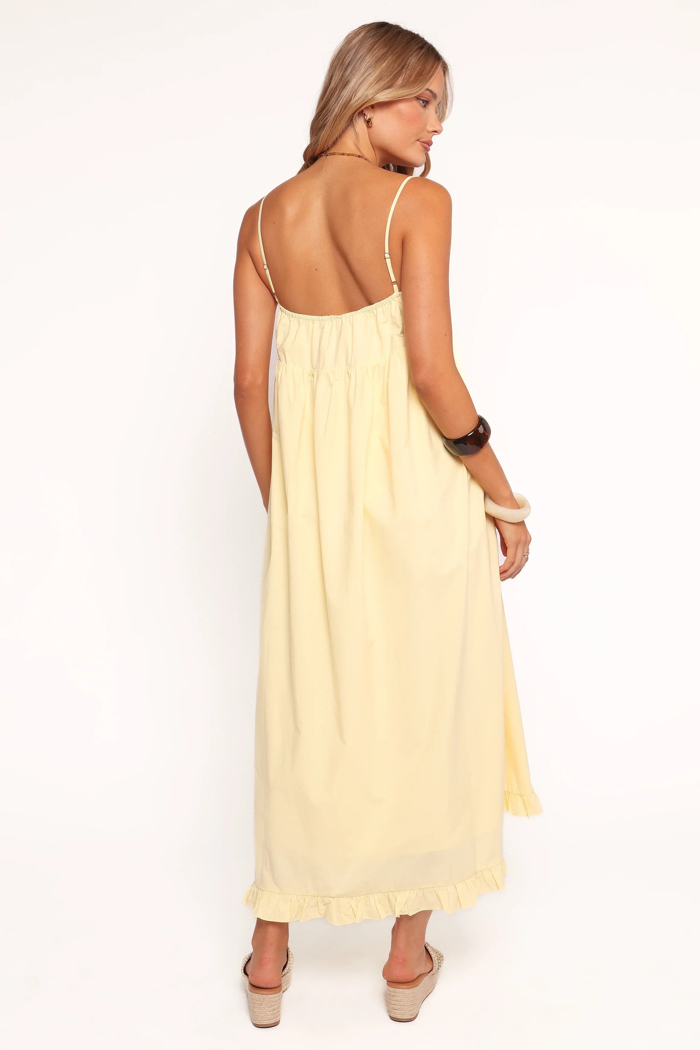Miuccia Maxi Dress Butter Yellow