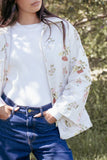 Danica Barn Jacket Khaki Floral